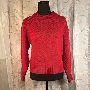 Universal Thread - Vibrant Red Knit Sweater - S